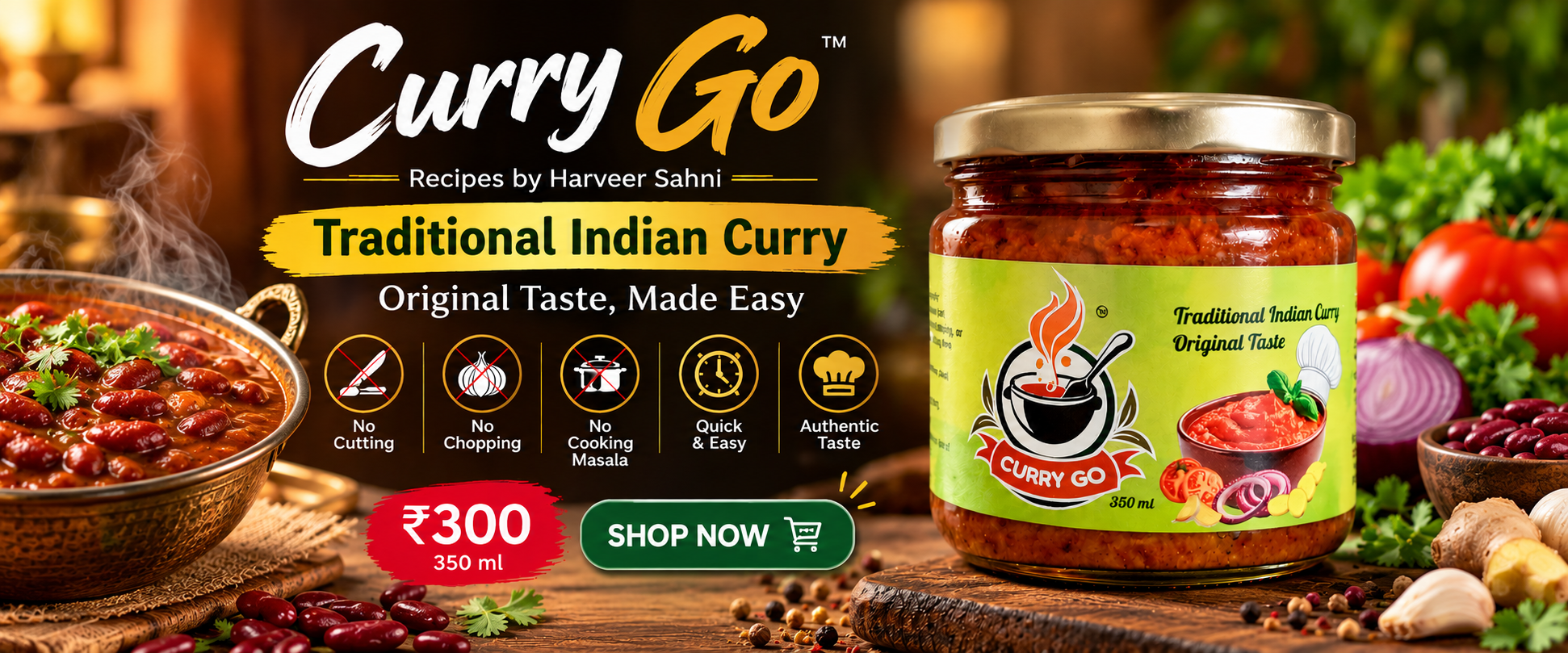 Curry Go Banner